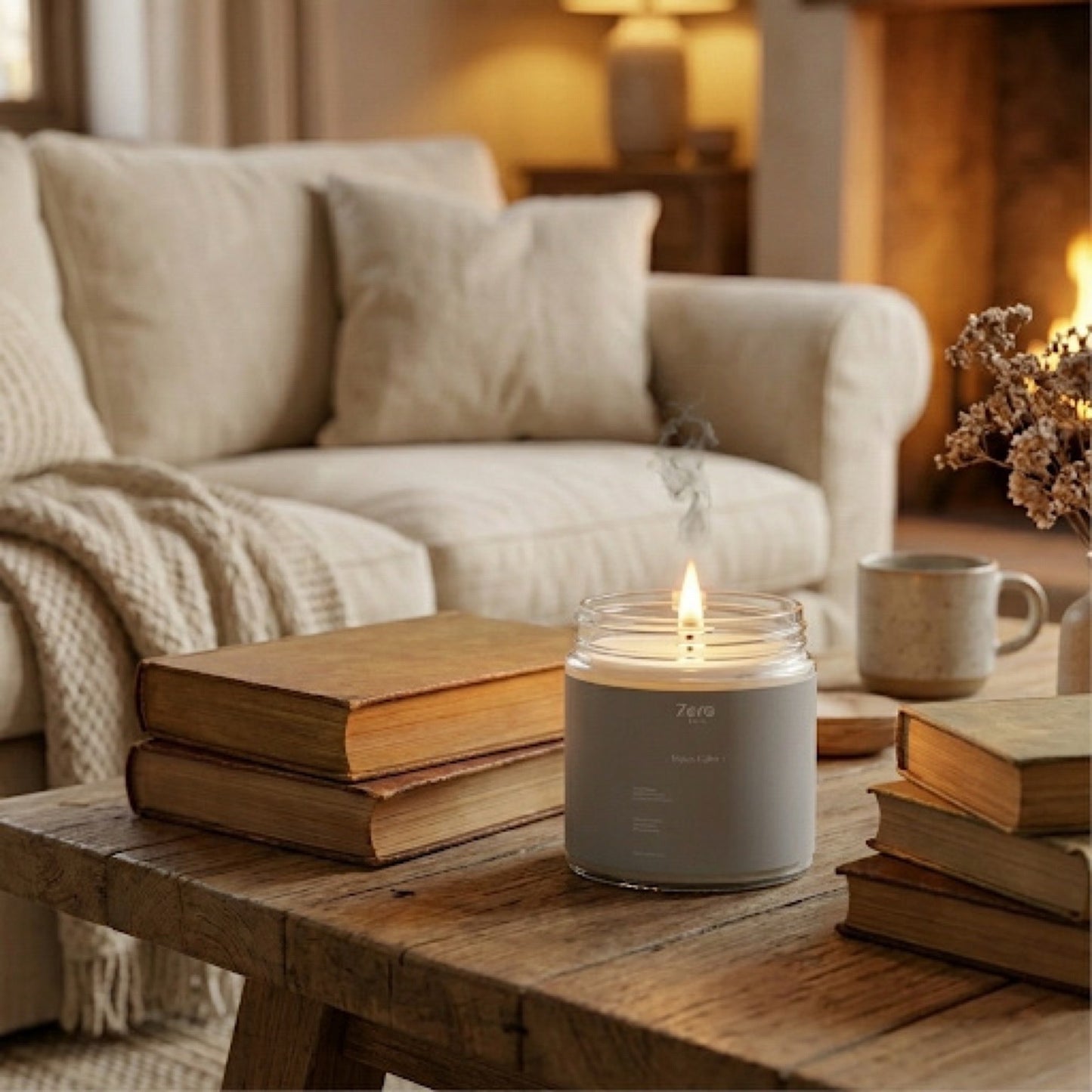 Soy wax candle "Moss Calm"