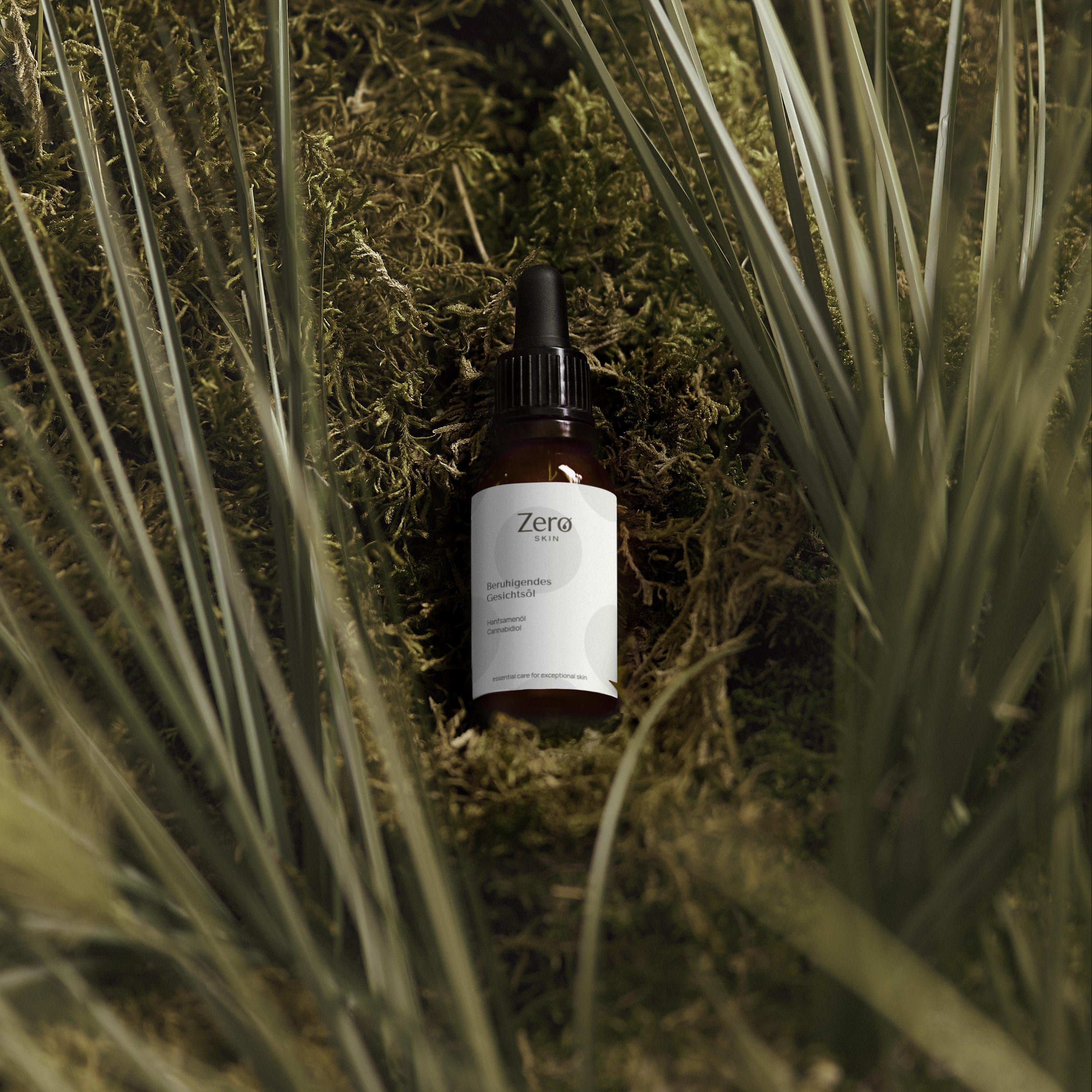 Soothing facial oil with CBD - 15 ml