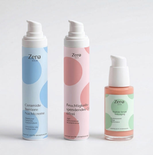 Barrier & Glow Routine -  für sensible, feuchtigkeitsarme Haut - 130 ml