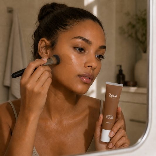 Foundation mit Peptiden, 35 Tan Warm - 30 ml
