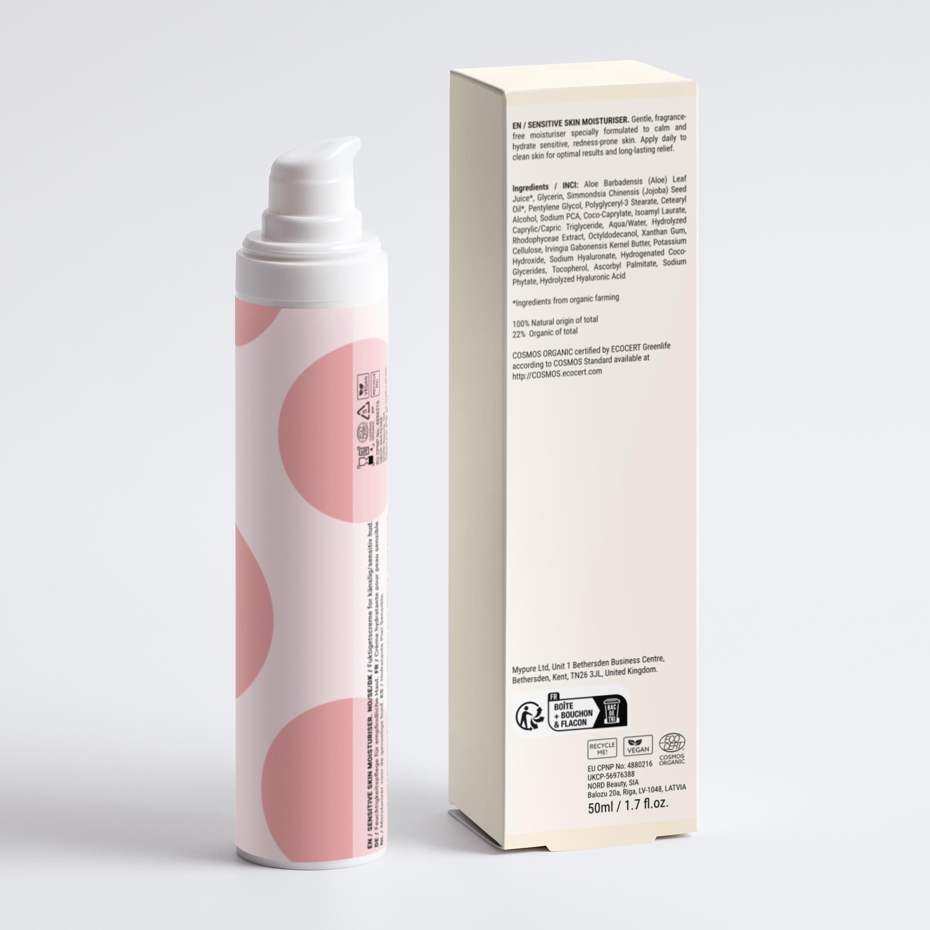 Moisturizing cream for sensitive skin, fragrance-free - 50 ml