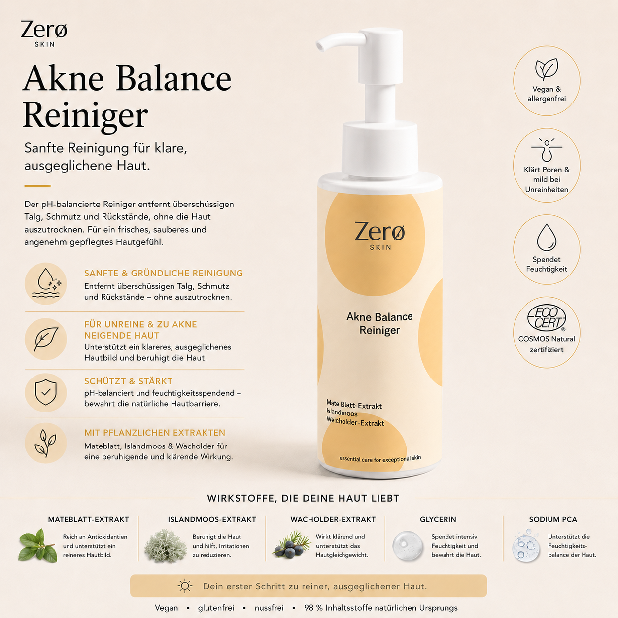Akne Balance Reiniger - 145 ml