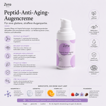 Peptid-Anti-Aging-Augencreme - 15 ml