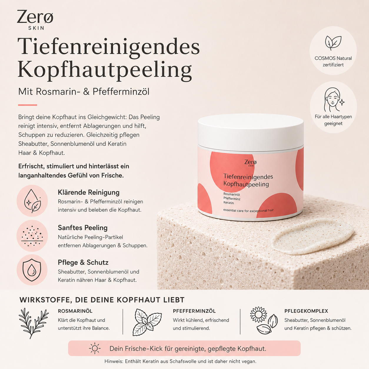 Deep cleansing scalp scrub - 170 ml