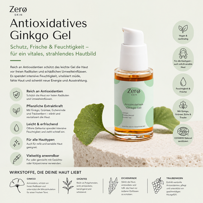 Antioxidatives Ginkgo Gel - 30 ml