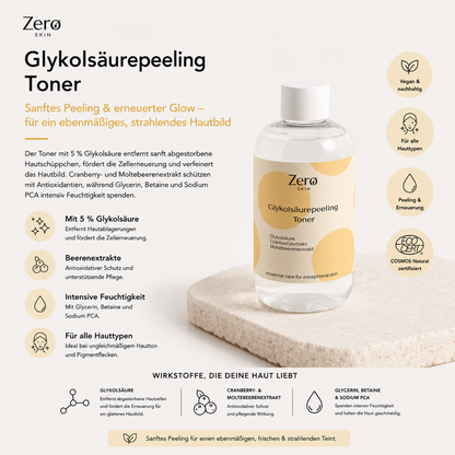 Glycolic acid peeling toner - 250 ml