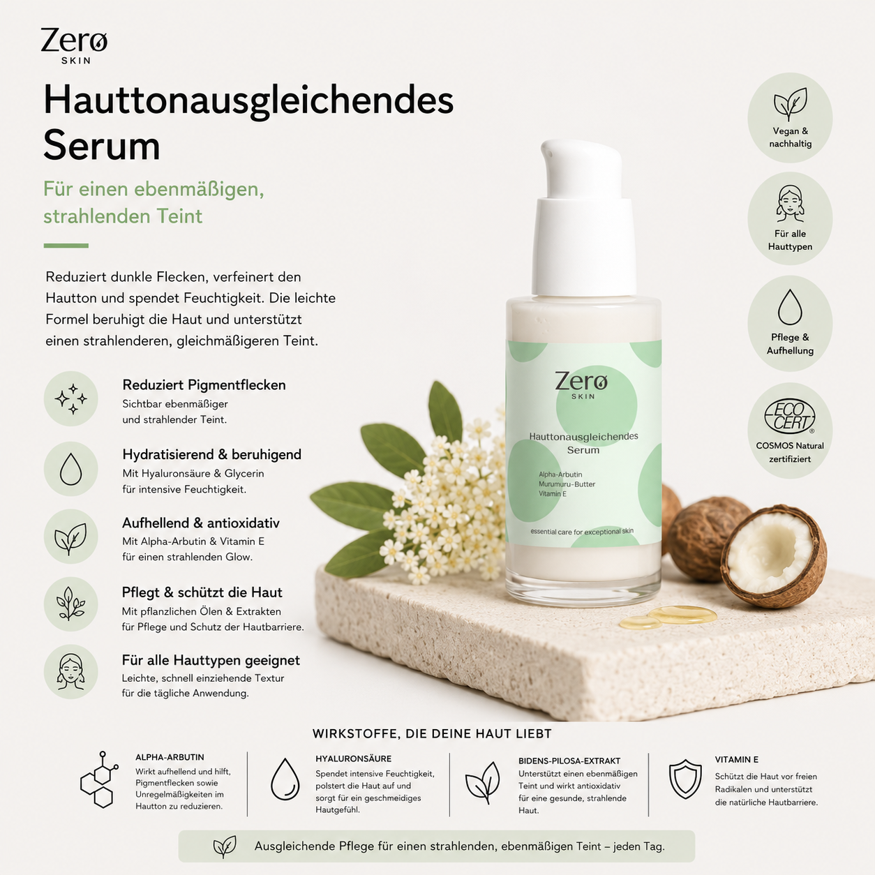Skin tone balancing serum - 30 ml