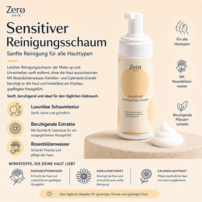 Sensitive cleansing foam - 150 ml