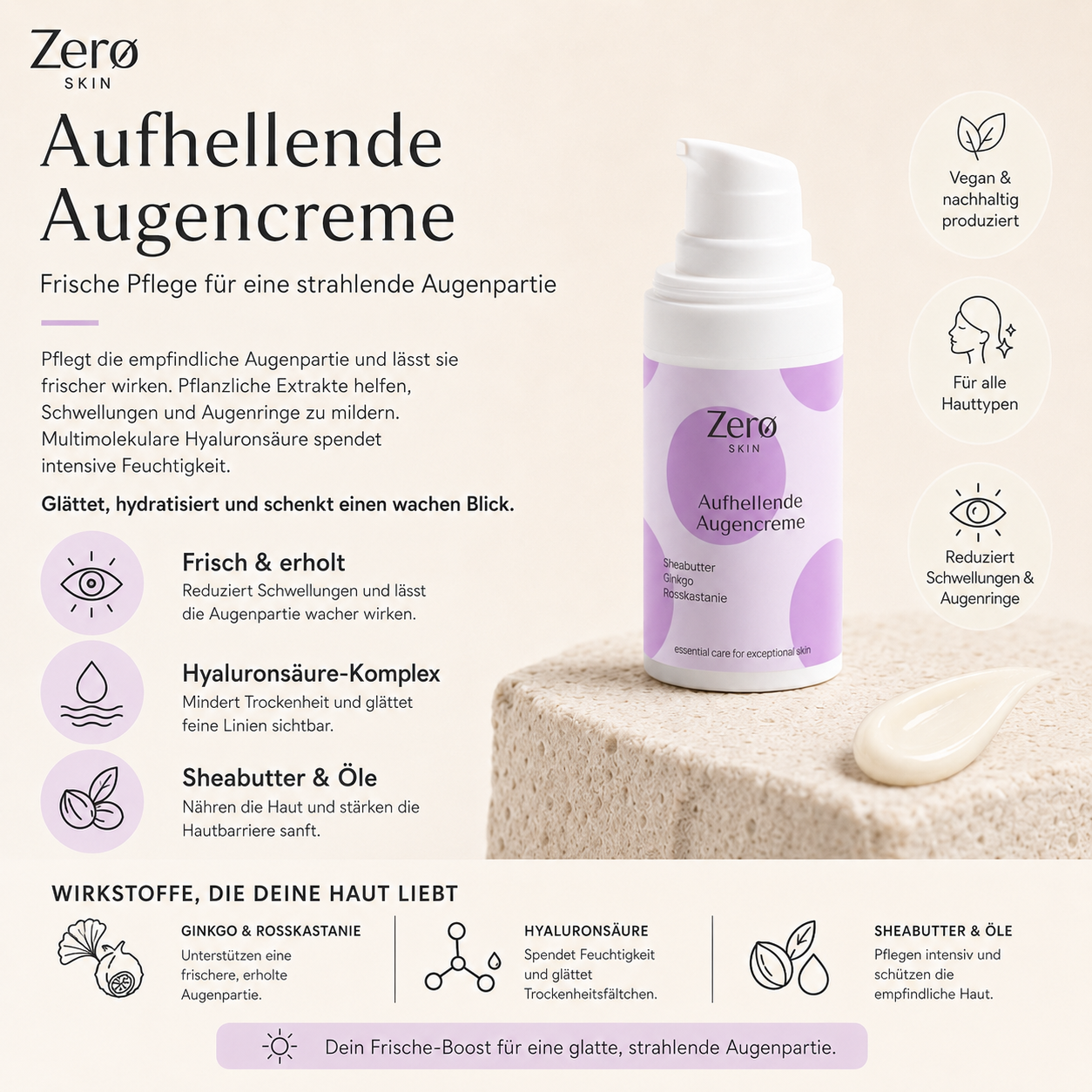 Brightening eye cream - 15 ml