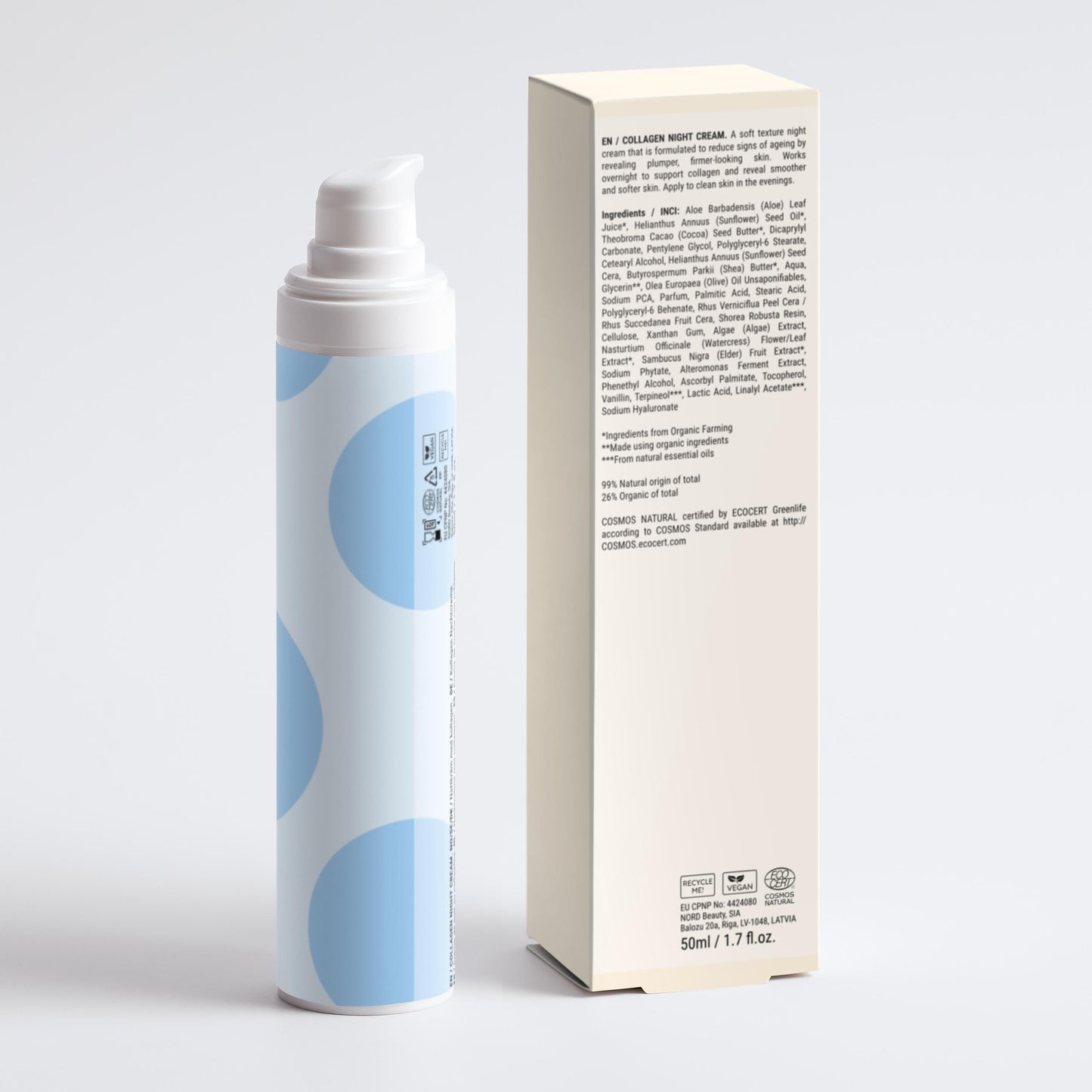 Reichhaltige Nachtpflege mit Kollagen - 50 ml