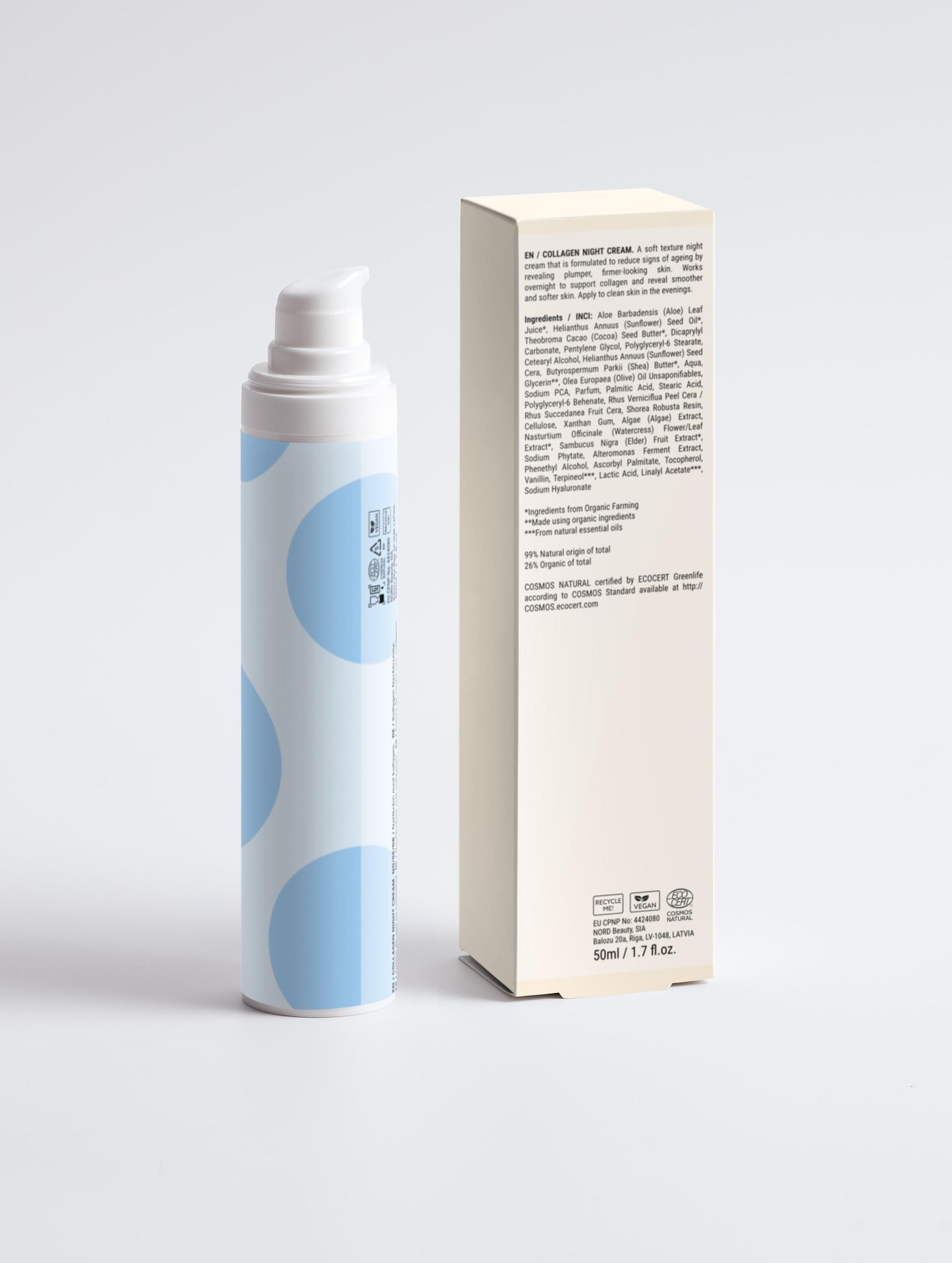 Reichhaltige Nachtpflege mit Kollagen - 50 ml