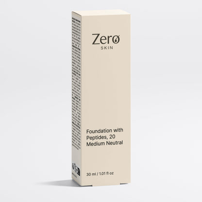 Foundation mit Peptiden, 20 Medium Neutral - 30 ml