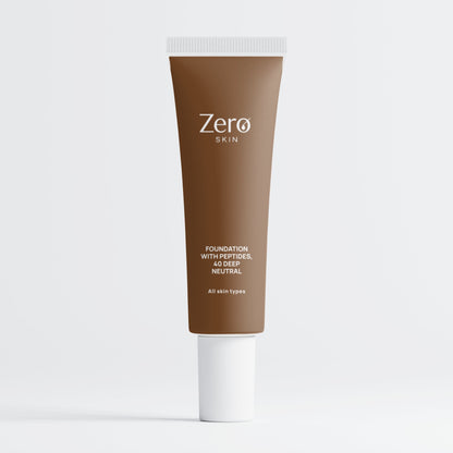 Foundation mit Peptiden, 40 Deep Neutral - 30 ml
