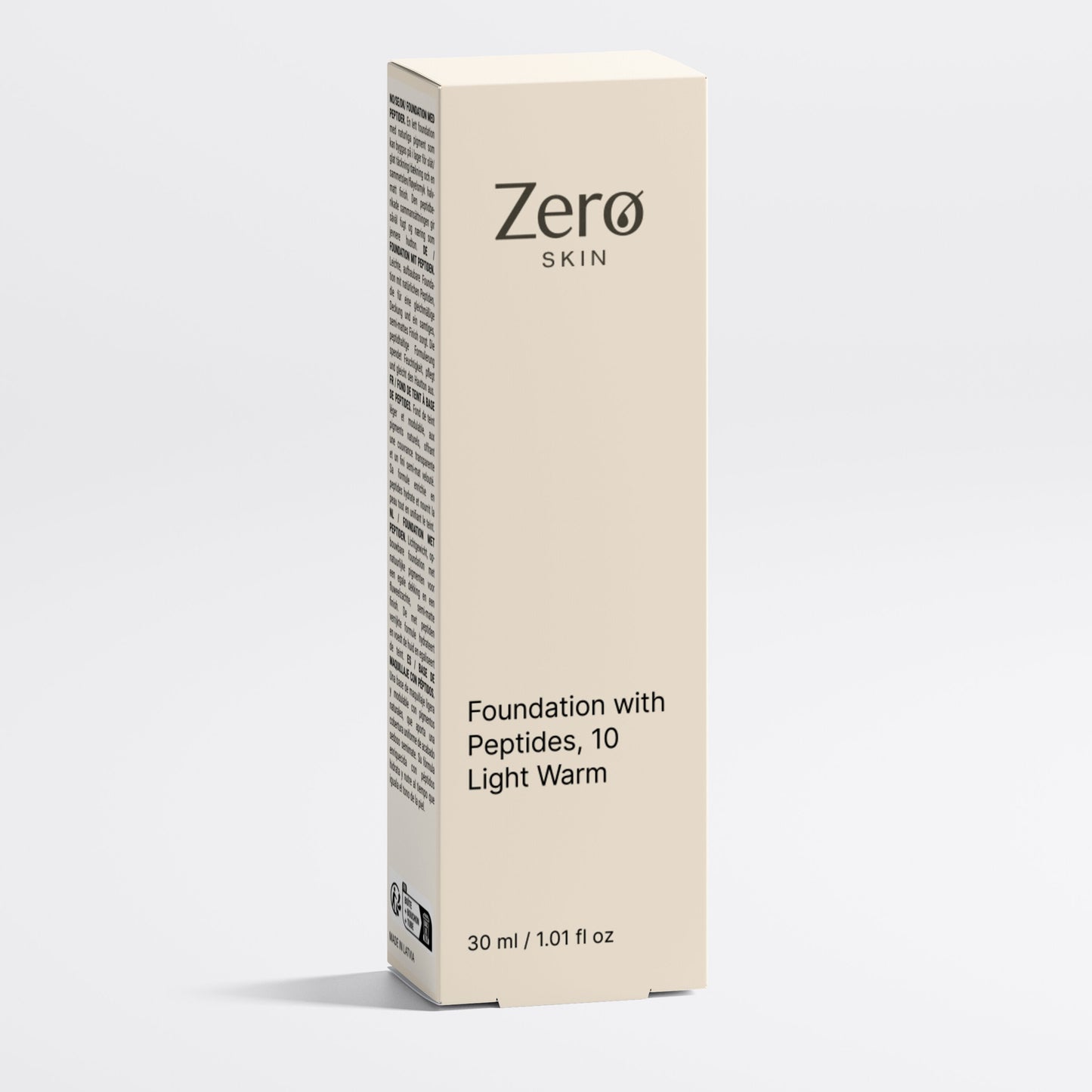 Foundation mit Peptiden, 10 Light Warm - 30 ml