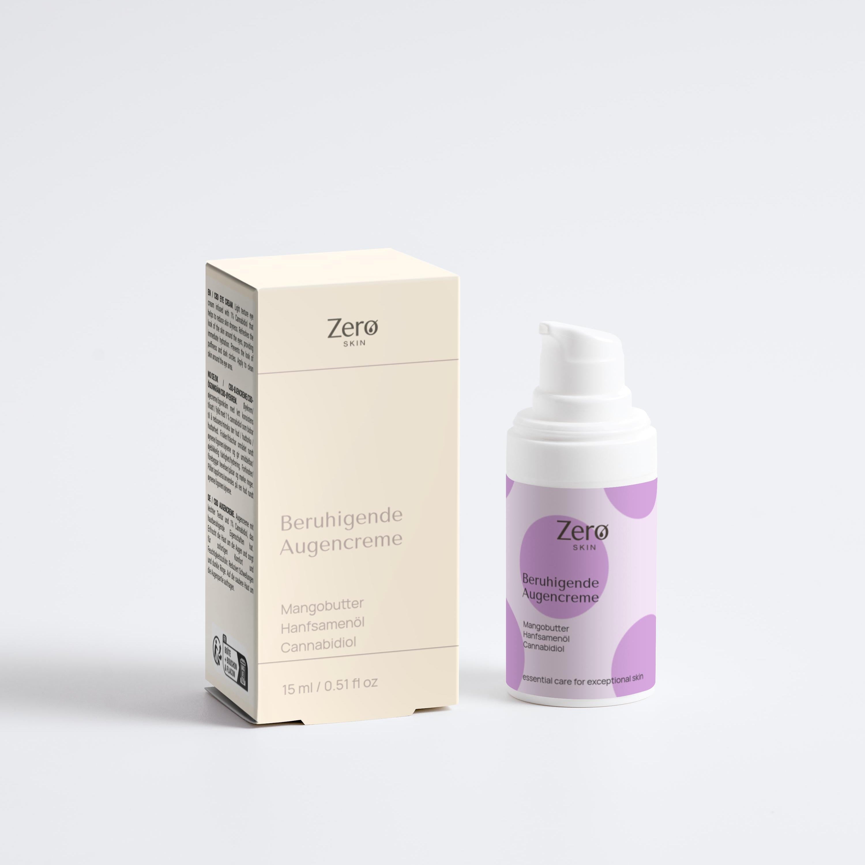 Soothing eye cream with CBD - 15 ml