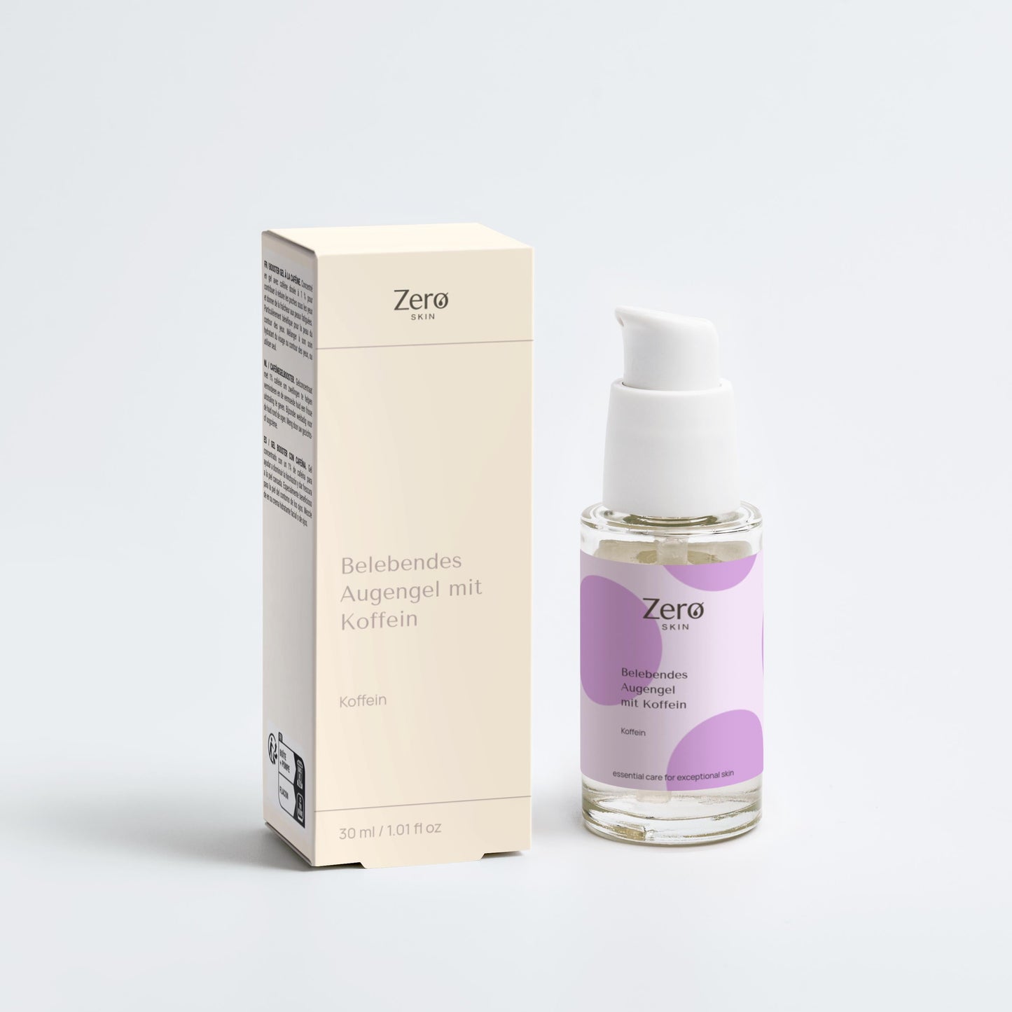 Beruhigendes Augengel mit Koffein - 30 ml