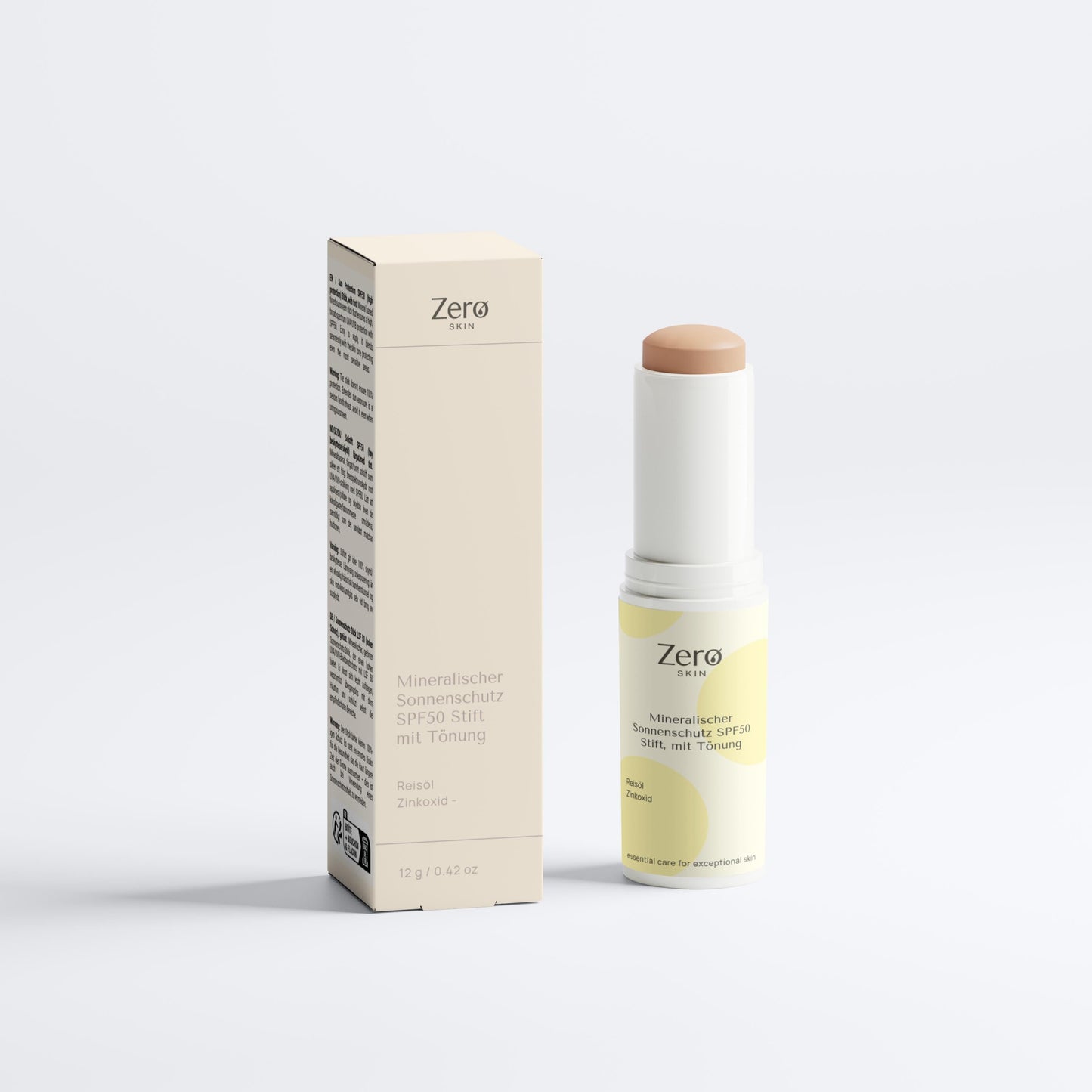 Mineralischer Sonnenschutz Stick, mit Tönung SPF50 - 12 g