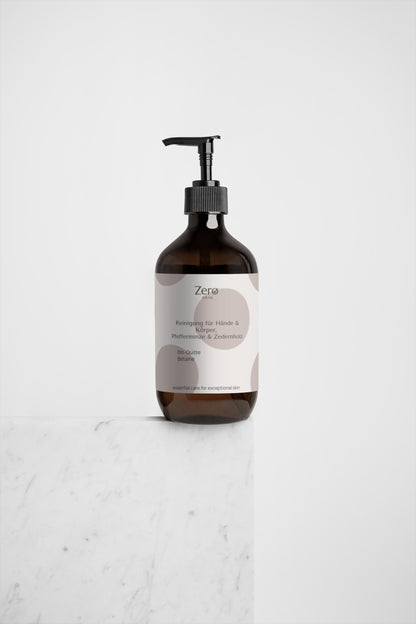 Reinigung für Hände & Körper, Pfefferminz & Zedernholz - 490 ml