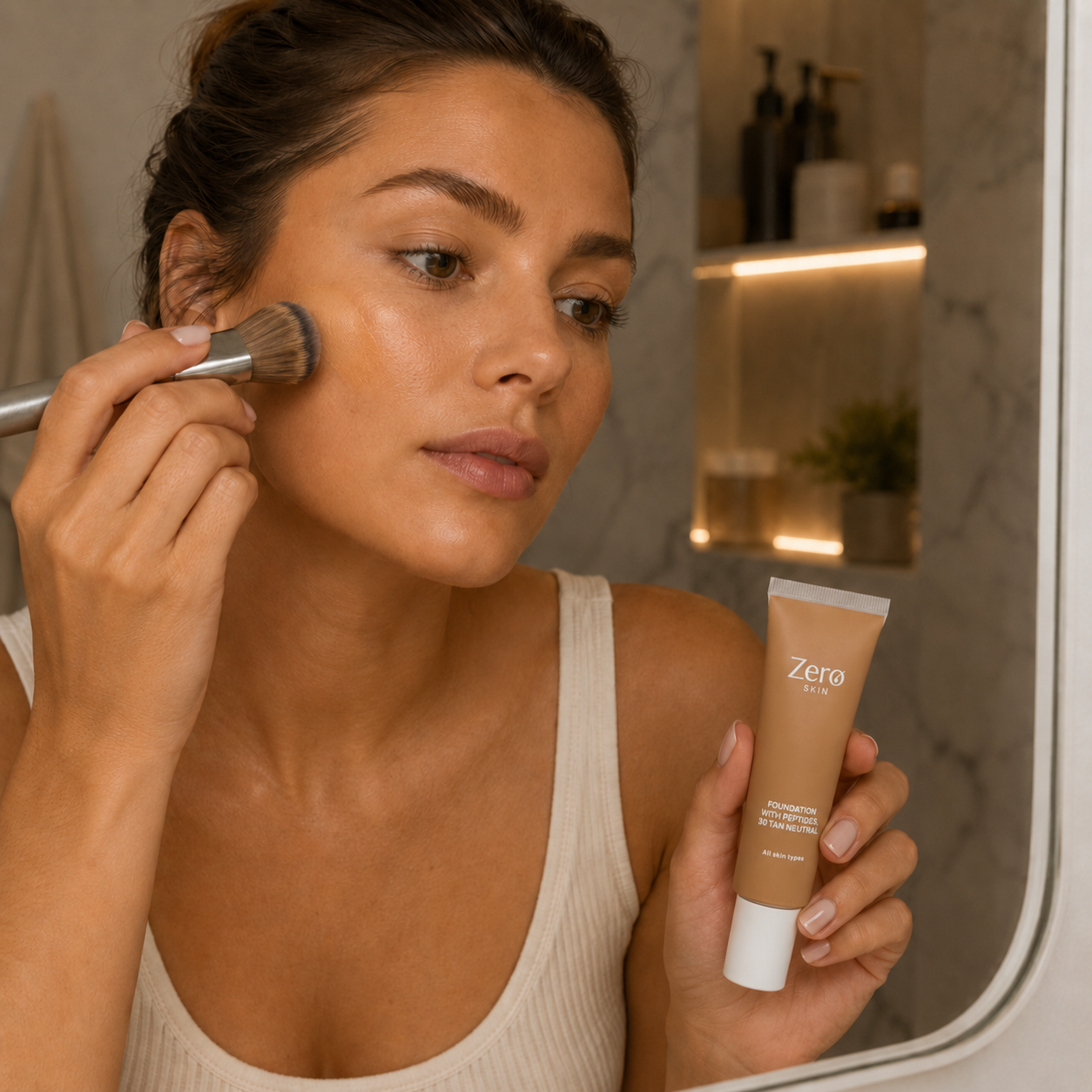 Foundation mit Peptiden, 30 Tan Neutral - 30 ml