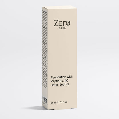 Foundation mit Peptiden, 40 Deep Neutral - 30 ml