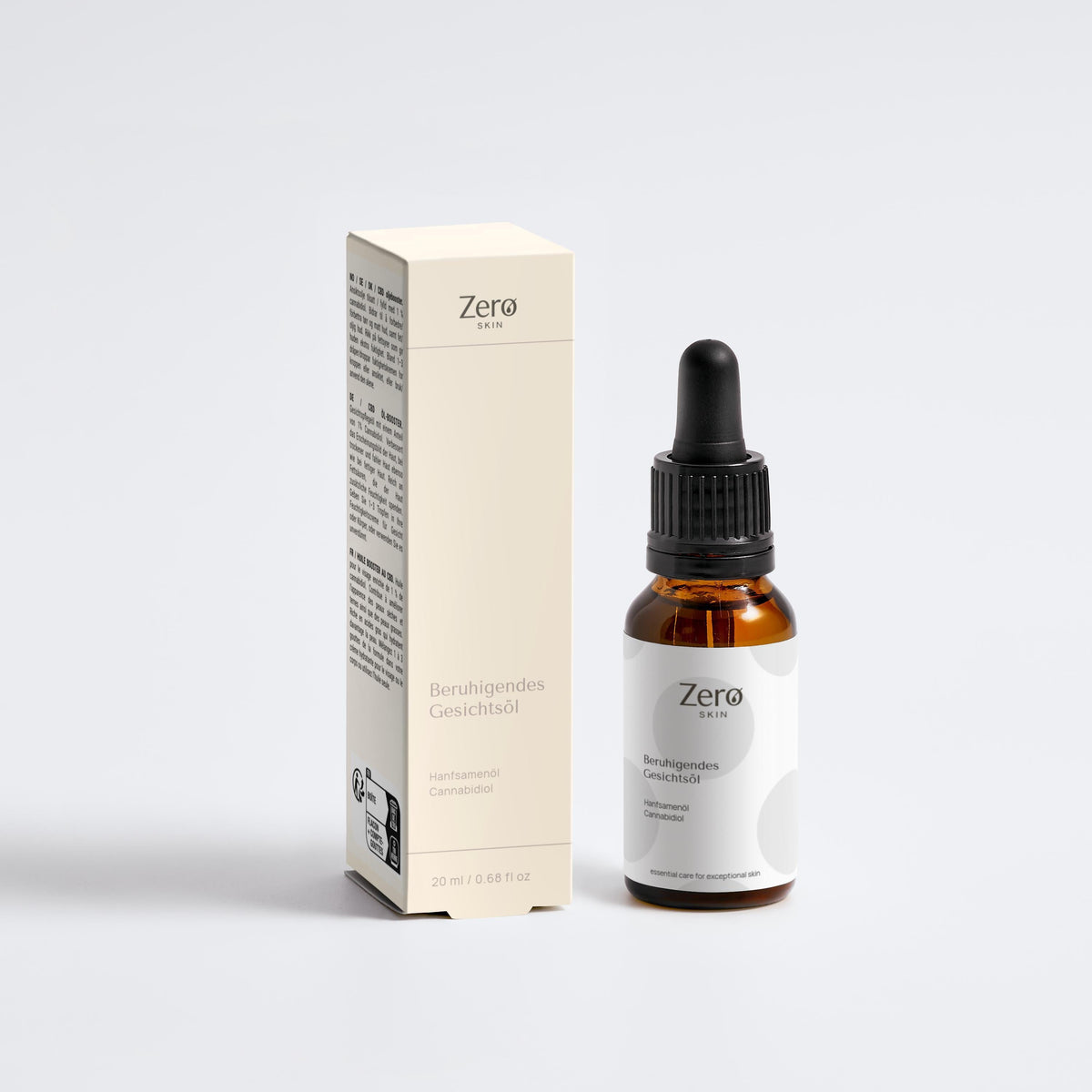 Soothing facial oil with CBD - 15 ml