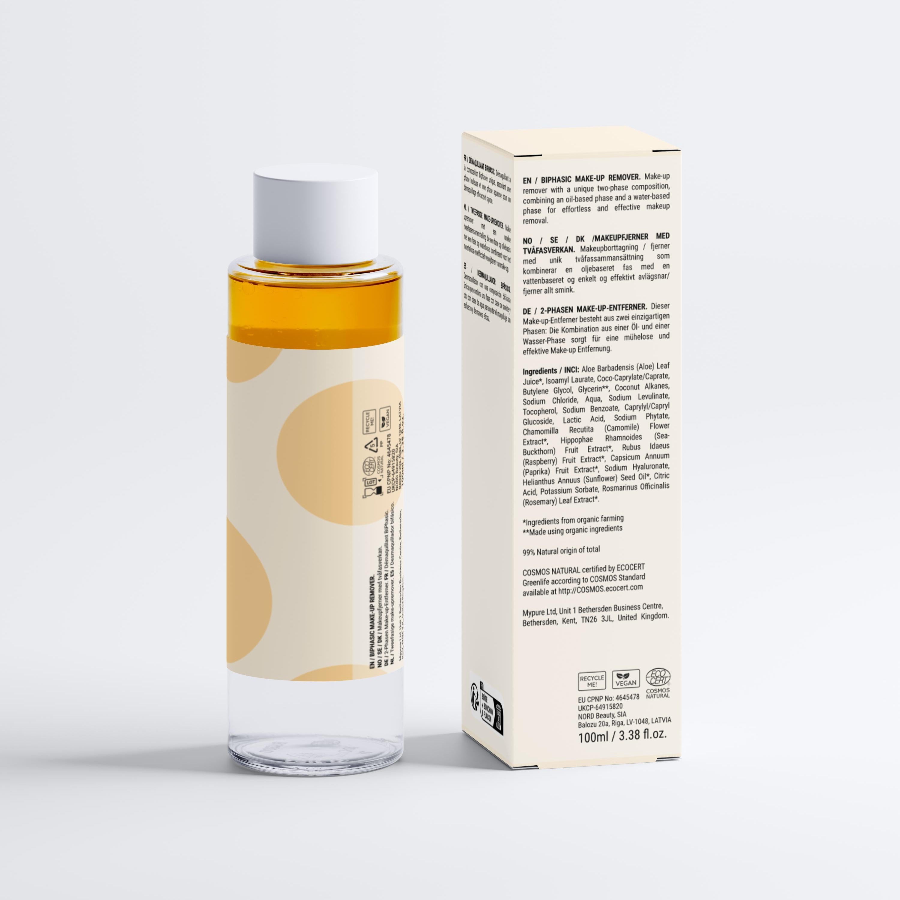 2-Phasen Make-up-Entferner, parfümfrei - 100 ml