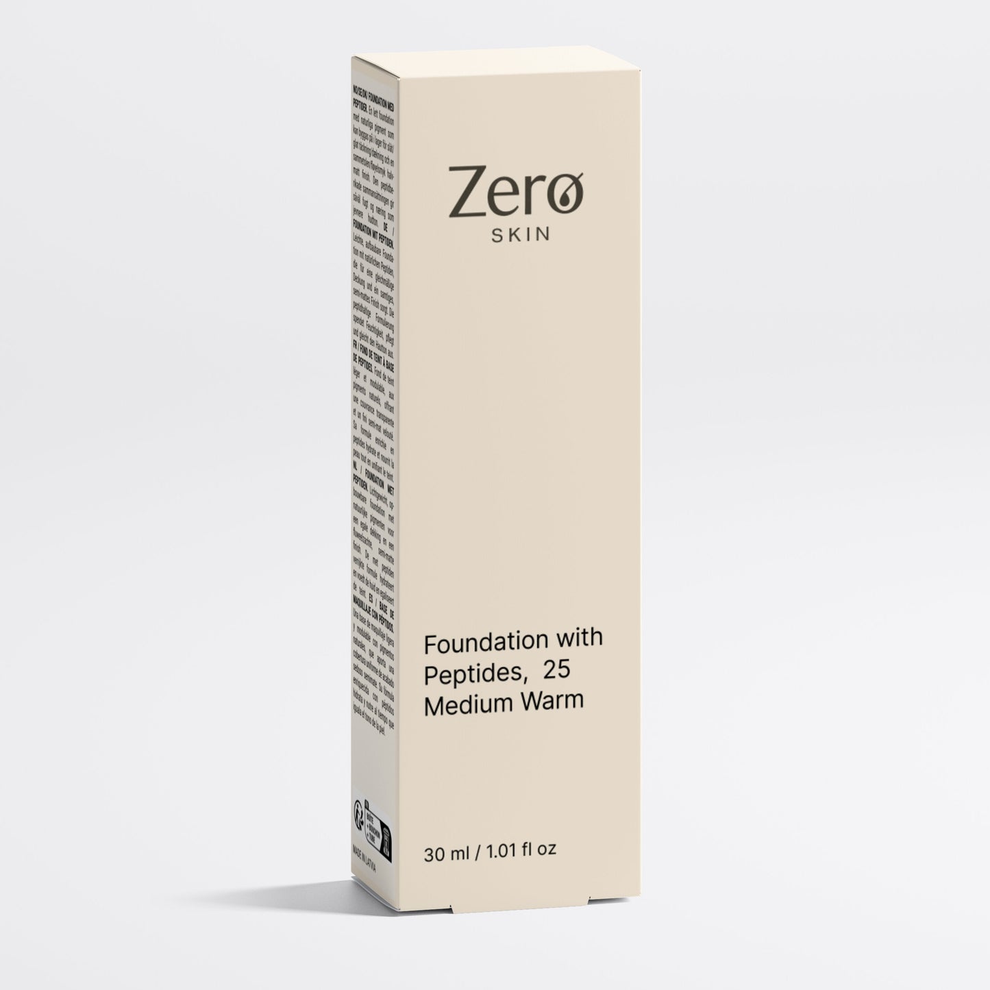 Foundation mit Peptiden,  25 Medium Warm - 30 ml