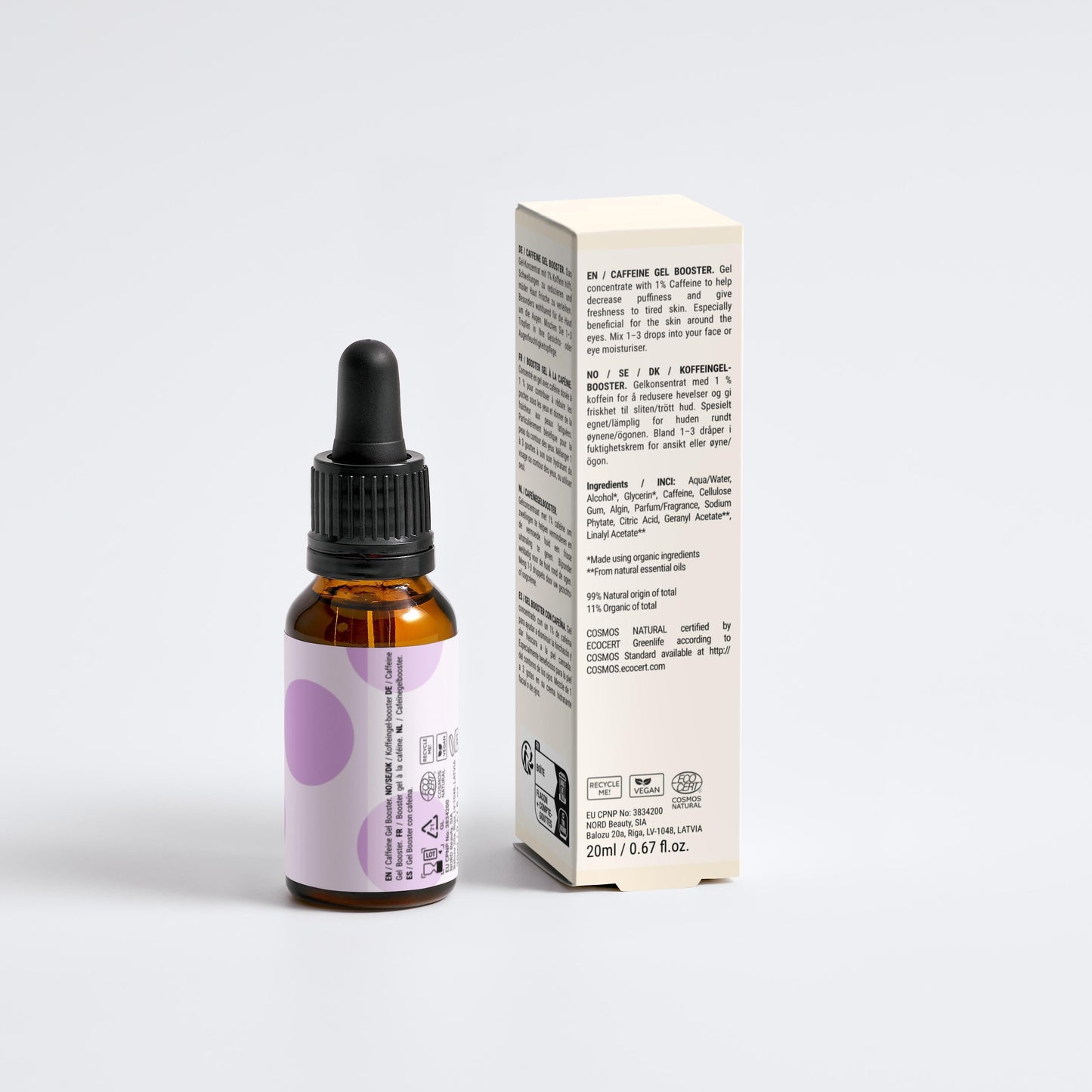 Erfrischendes Koffein Gel - 20 ml